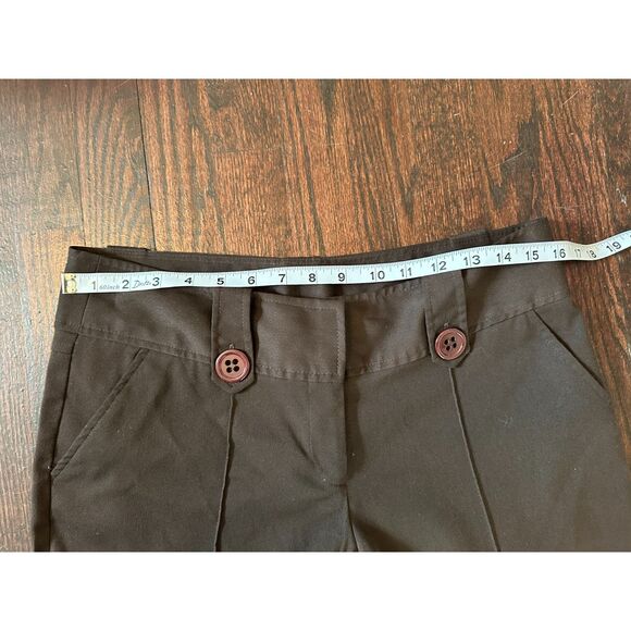 Vintage y2k low rise Brown Preppy Trousers Size 9 - Picture 7 of 12